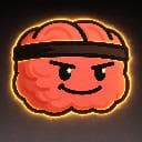 Orange circular logo with a smiling face wearing a red headband, representing ADHD Masters community