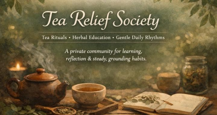 Tea Relief Society cover