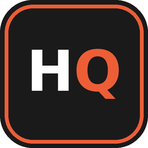 HQ logo: black rounded square with orange border, bold white "H" and orange "Q" letters, representing 30-Day Skool Hackathon community.
