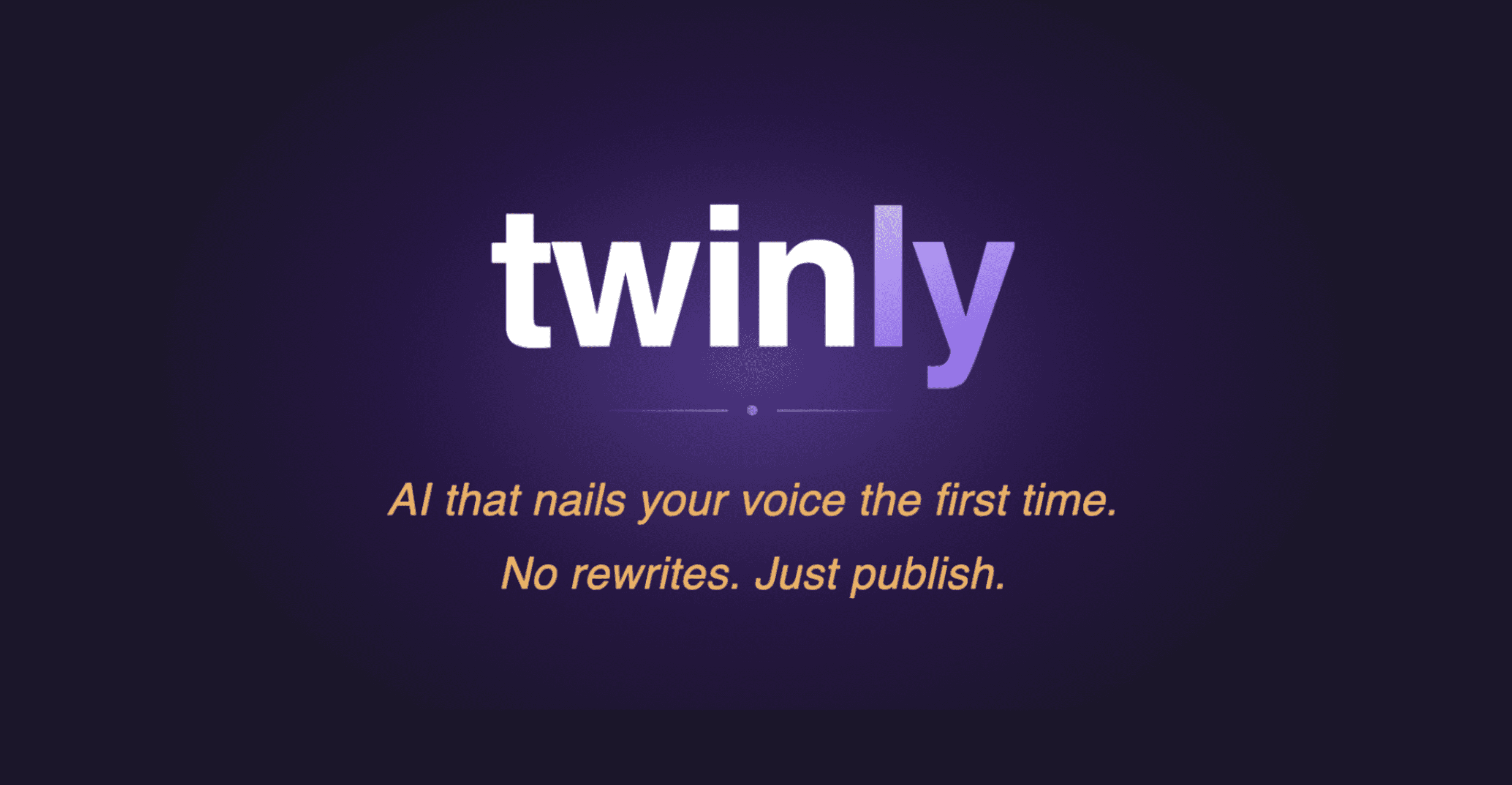Twinly cover