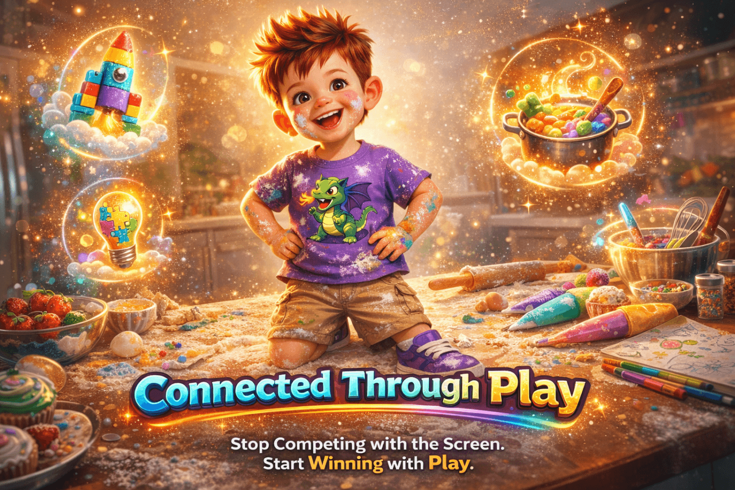 Connected Through Play logo