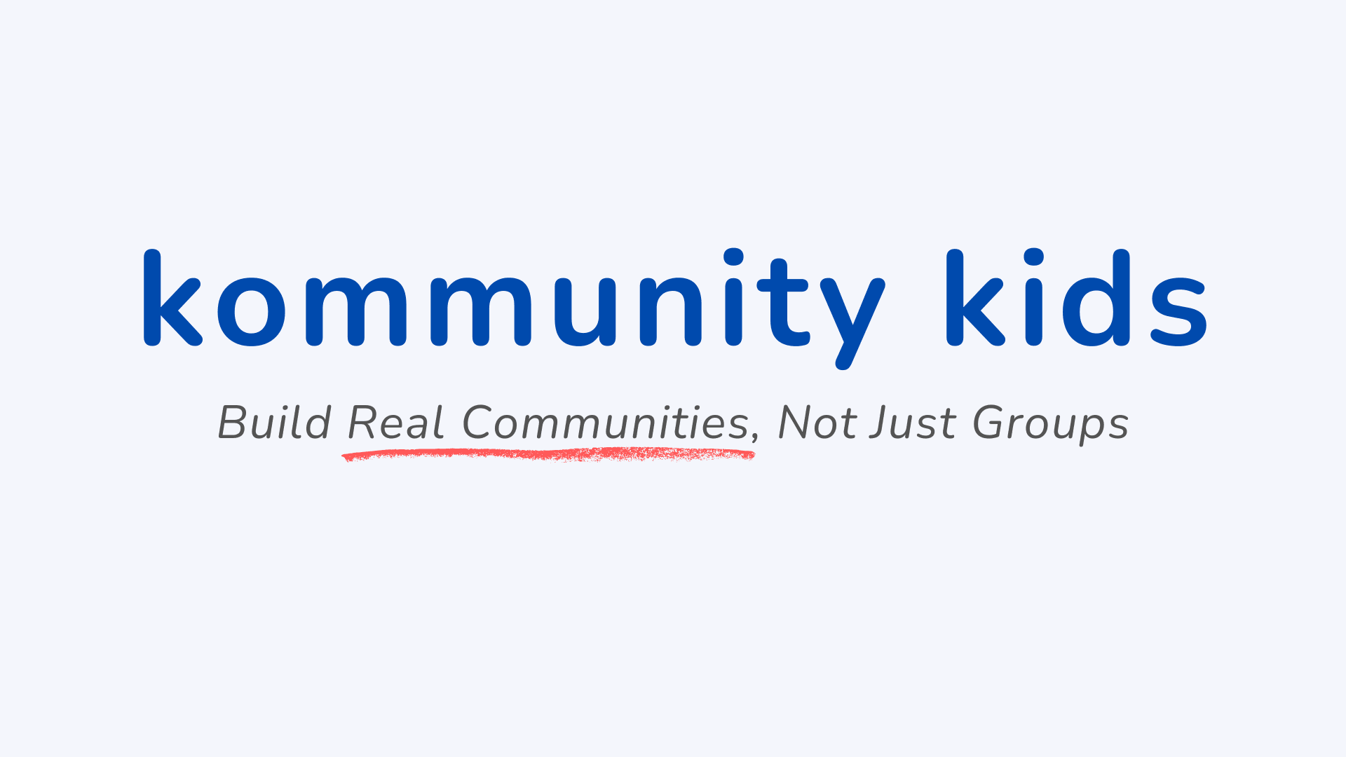 Kommunity Kids cover