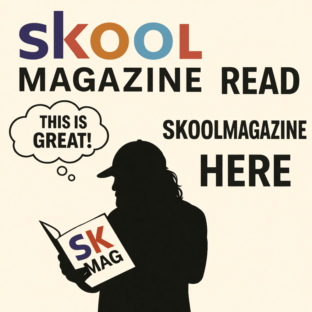 Read SkoolMagazine Here logo