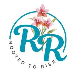 Rooted to Rise | In Faith Moms logo